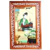 余晓球《仕女图》之三 瓷板画艺术品 