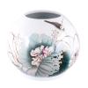  周红《荷塘风情 》 瓷瓶艺术品