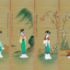 夏荣居《梅兰竹菊》