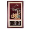 方志伟《潮州八景-龙秋宝塔》麦秆画
