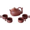 范建军《东篱采菊套壶》紫砂壶艺术品  