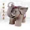 开然《吉祥莲花象》 陶艺艺术品 