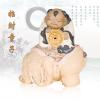 陈沛津 《招财童子》陶艺艺术品 