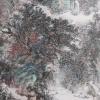 李照东《家住苍烟落照间》书画艺术品 