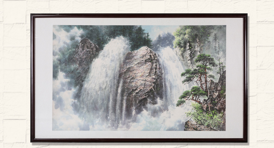 爱特猫山水画