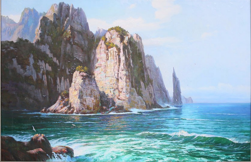 爱特猫油画