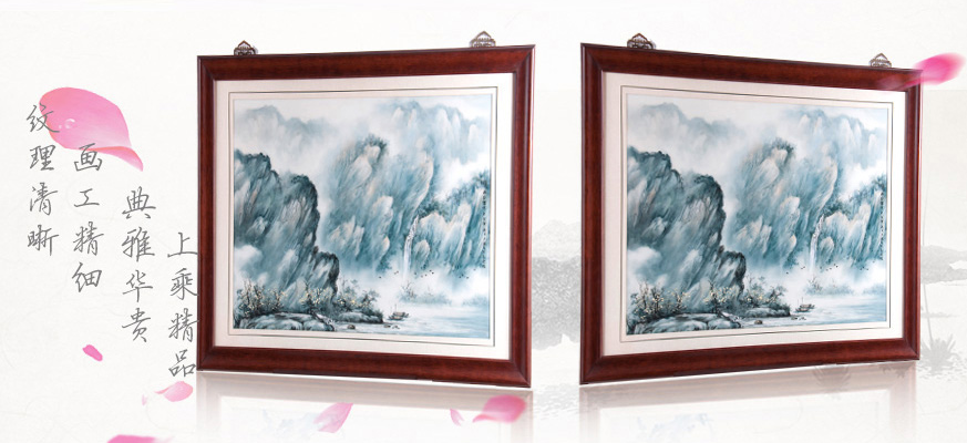爱特猫瓷板画艺术品
