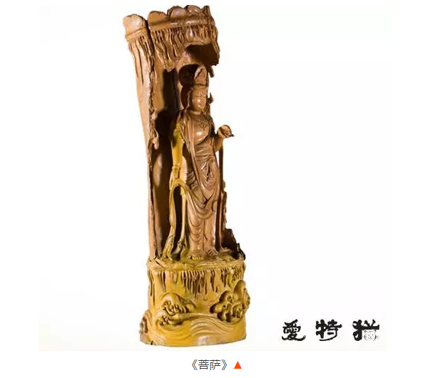 爱特猫根雕艺术品
