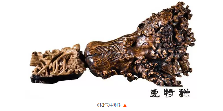 爱特猫根雕艺术品