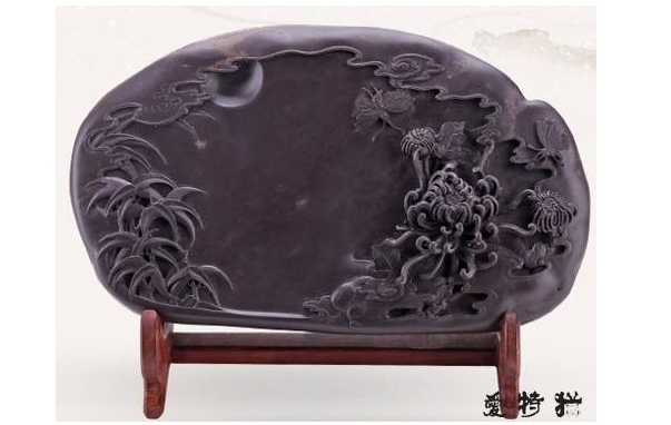 爱特猫砚台艺术品